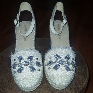 Anne Klein Lenox Espadrille Wedge Sandals